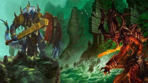 Chaos vs Lizardmen .